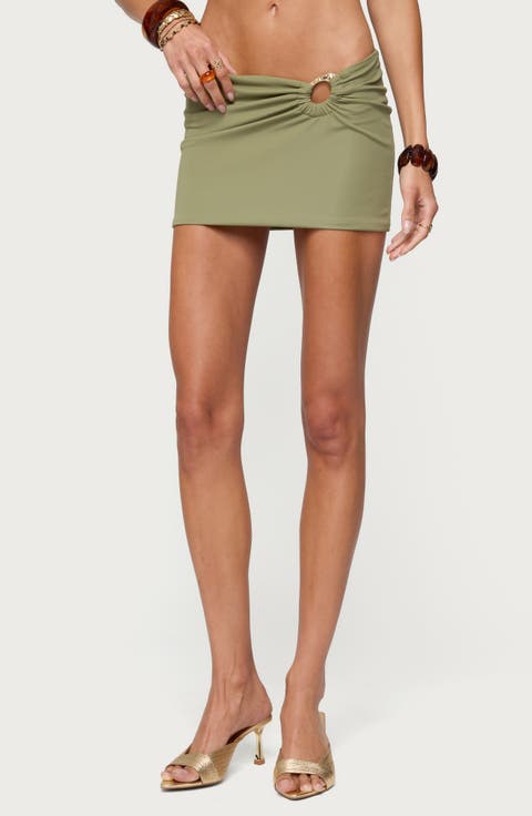 Billey Metal Ring Miniskirt