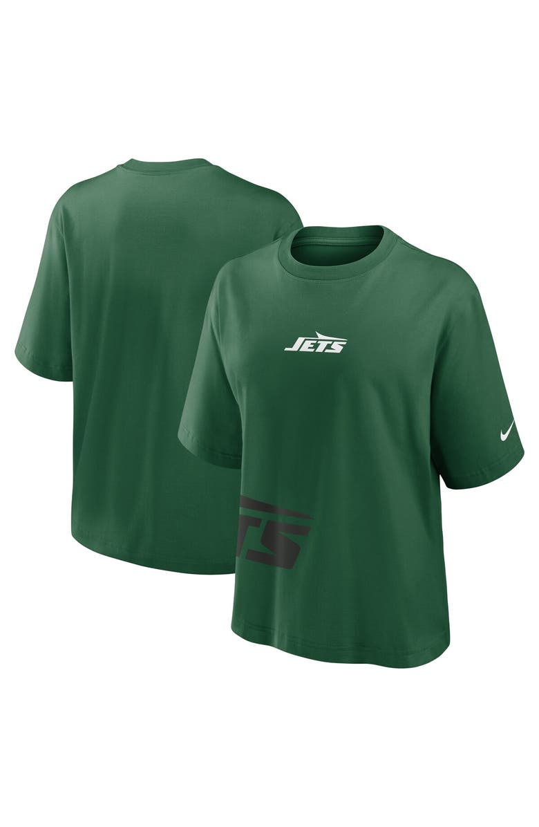 Nike Women's Nike Green New York Jets Boxy T-Shirt, Main, color, Green