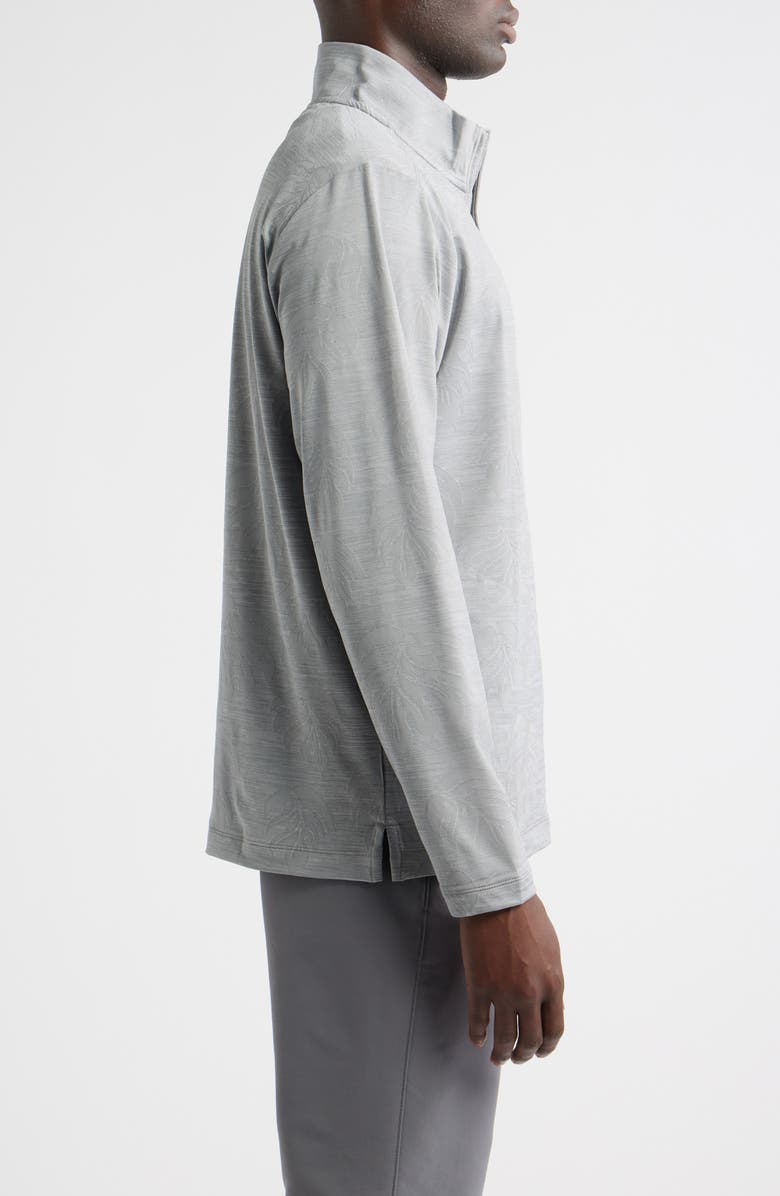 Tommy Bahama Monsterra Fade IslandZone<sup>®</sup> Performance Half Zip Pullover, Alternate, color, Ultimate Gray