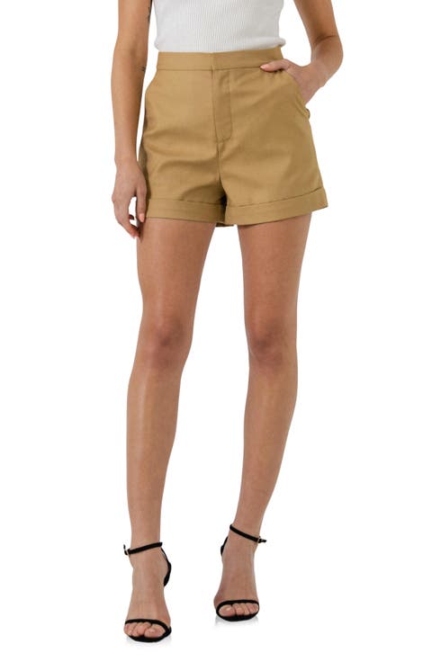 Tailored High Waist Shorts