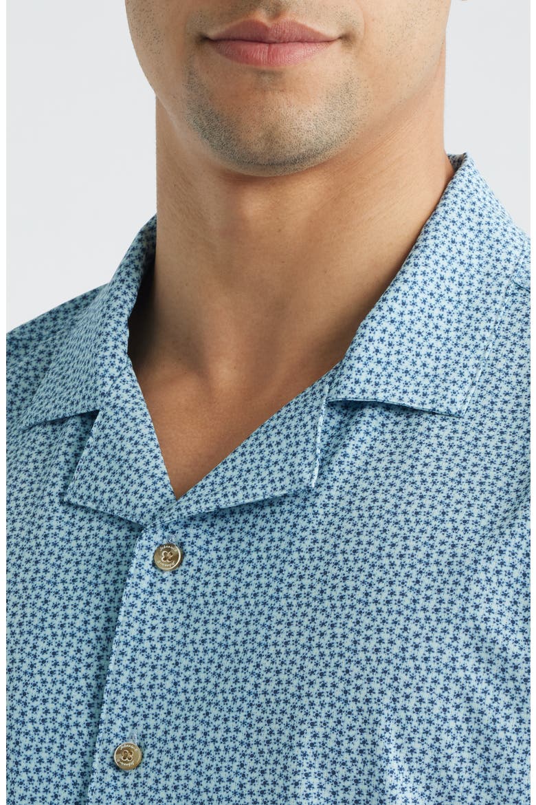 Daher Performance Camp Shirt, Alternate, color, MALIBLU