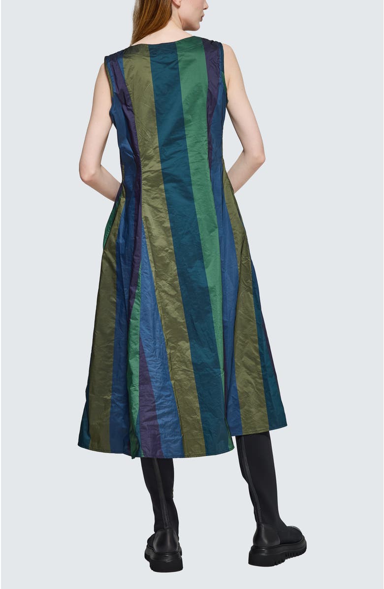 LUUKAA Ruby Pleated Dress, Alternate, color, Oasis Blue