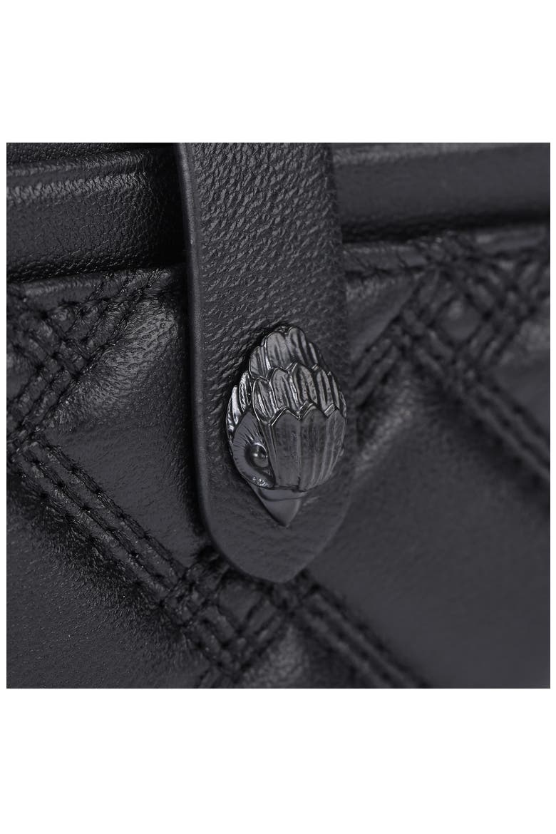 Kensington Drench Quilted Leather Bifold Wallet, Alternate, color, BLACK