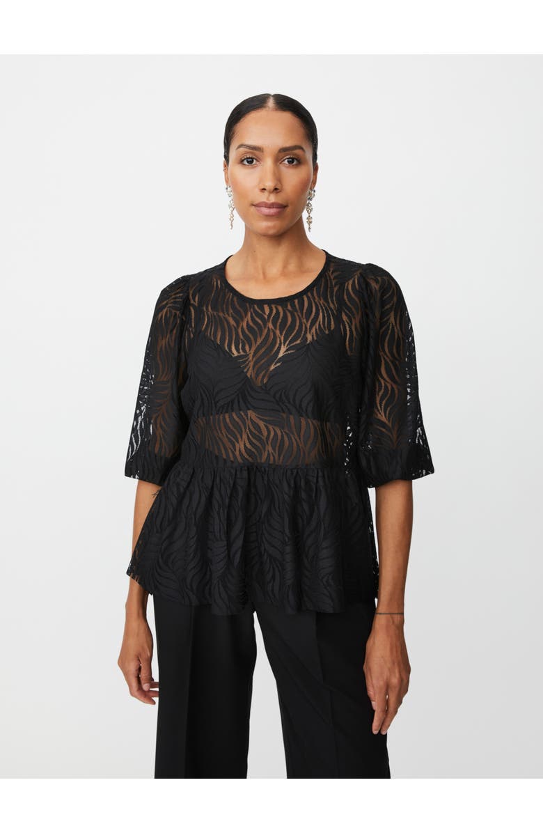 Masai Copenhagen Lace Top, Main, color, Black
