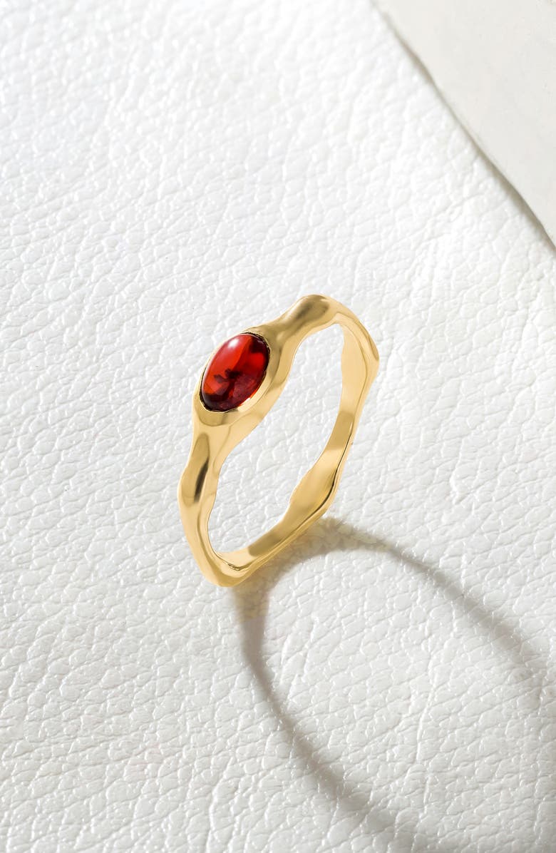 YS GEMS Wavy Band Ring, Alternate, color, Red