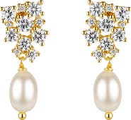 Untamed Petals First Dance Pearl Drop Earrings