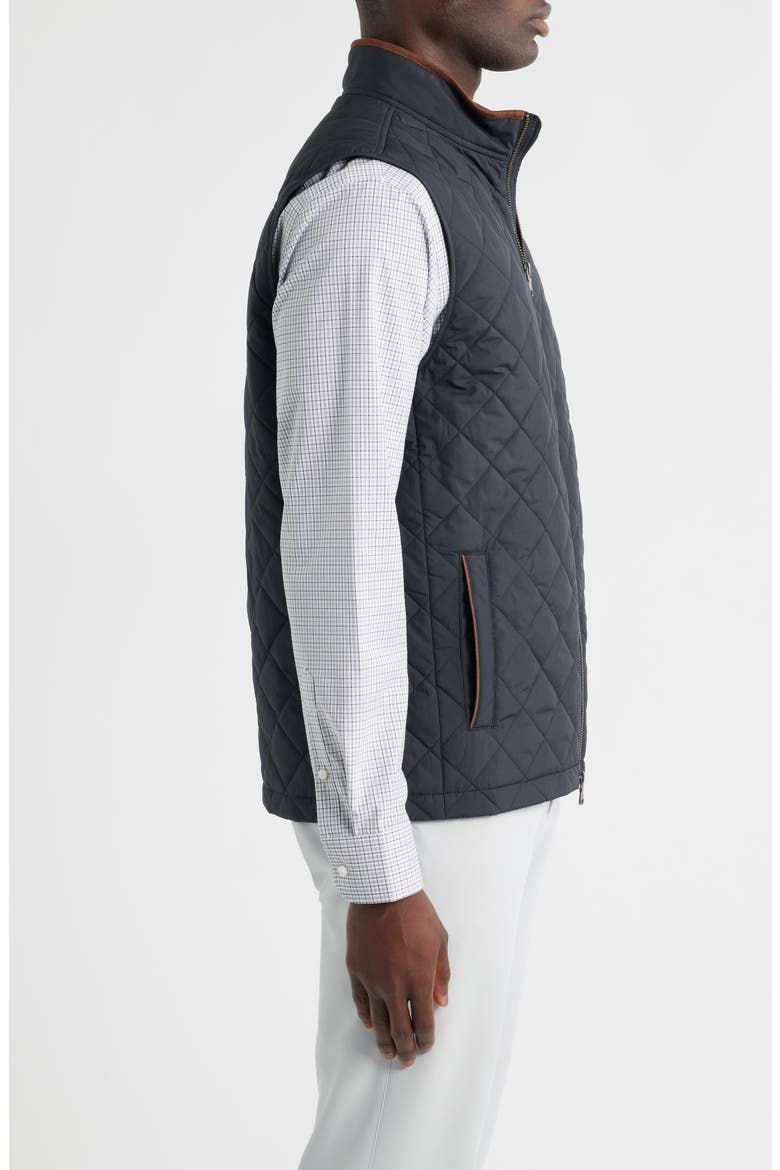 Brentwood Quilted Vest, Alternate, color, BLACK