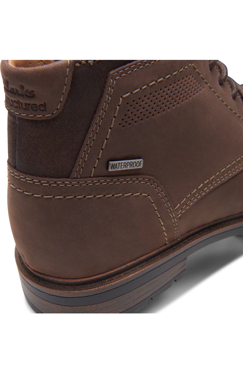 Clarks<sup>®</sup> High Top Waterproof Derby Boot, Alternate, color,