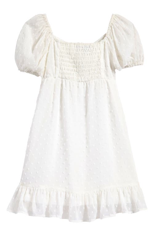 Shop Ava & Yelly Kids' Twist Front Clip Dot Party Dress
