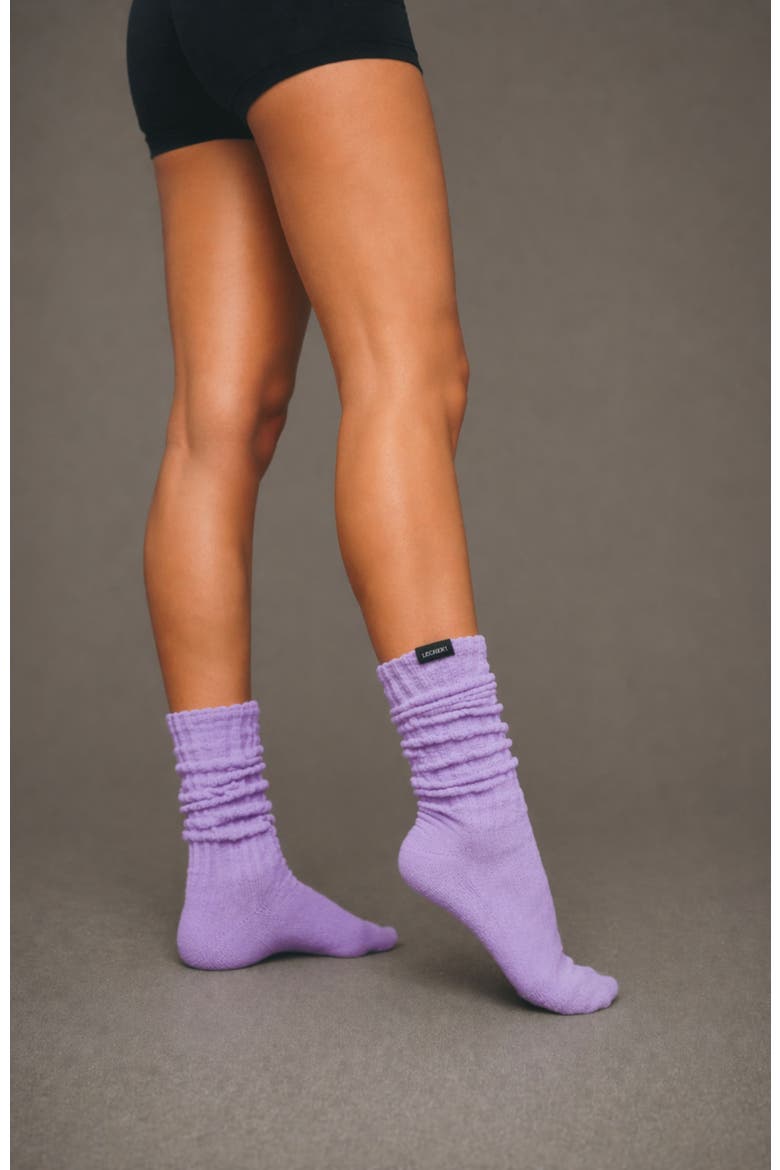 7-Pack Scrunch Slouchy Retro Boot Gym Sports Socks, Alternate, color, Lilac