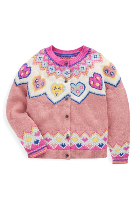 Kids' Edie Fair Isle Cardigan (Toddler, Little Kid & Big Kid)