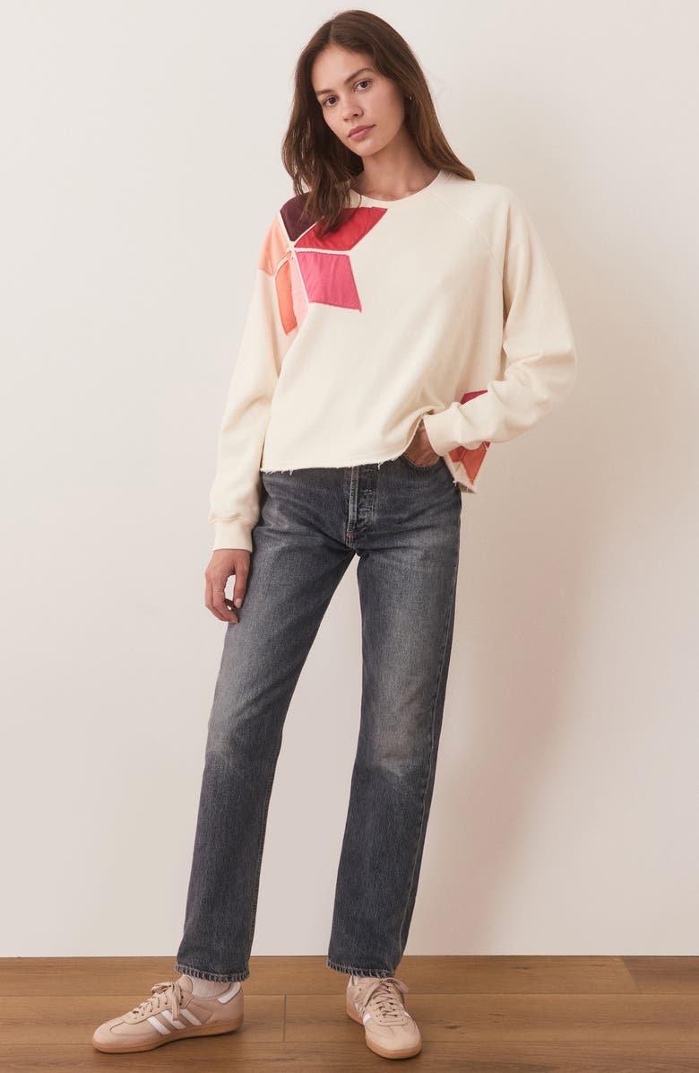 Marine Layer Archive Summit Cutoff Sweatshirt, Alternate, color, 