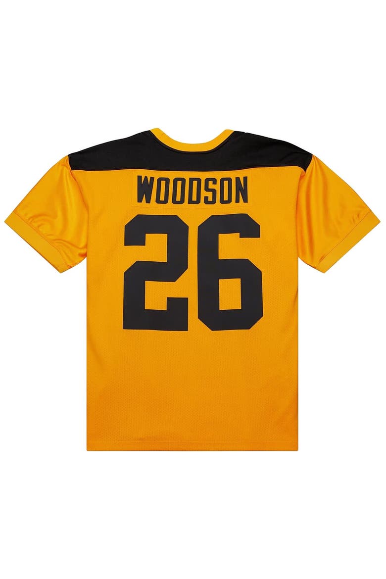 Men's Mitchell & Ness Rod Woodson Gold Pittsburgh Steelers 1994 Authentic Throwback Retired Player Jersey, Alternate, color, Gold