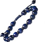 Link Up Gemstone Beads with Alternating Accent Spacers Pull Cord Bracelet
