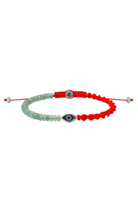 Successful Endavors Jade Evil Eye Red String Bracelet