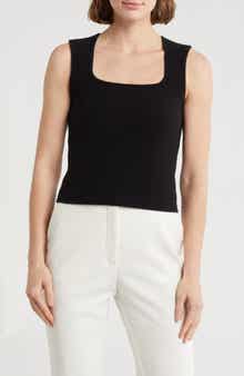 Leith Square Neck Sweater Tank