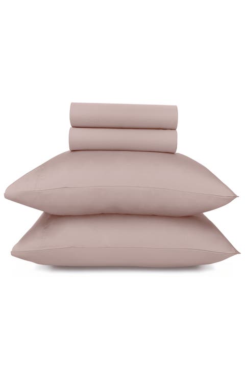 Signature Comfort 100% Egyptian Cotton Soft Sateen Sheet Set