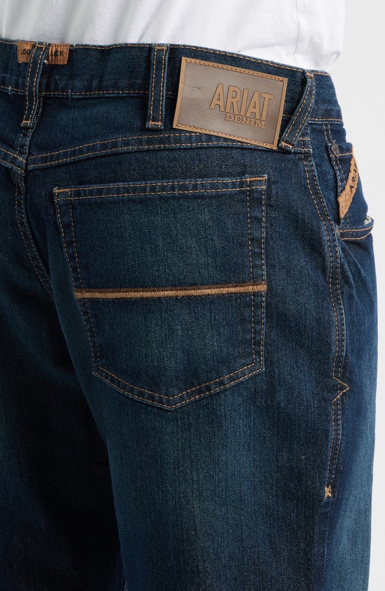 Ariat M4 Relaxed Fit Jeans, Alternate, color, Blackstone