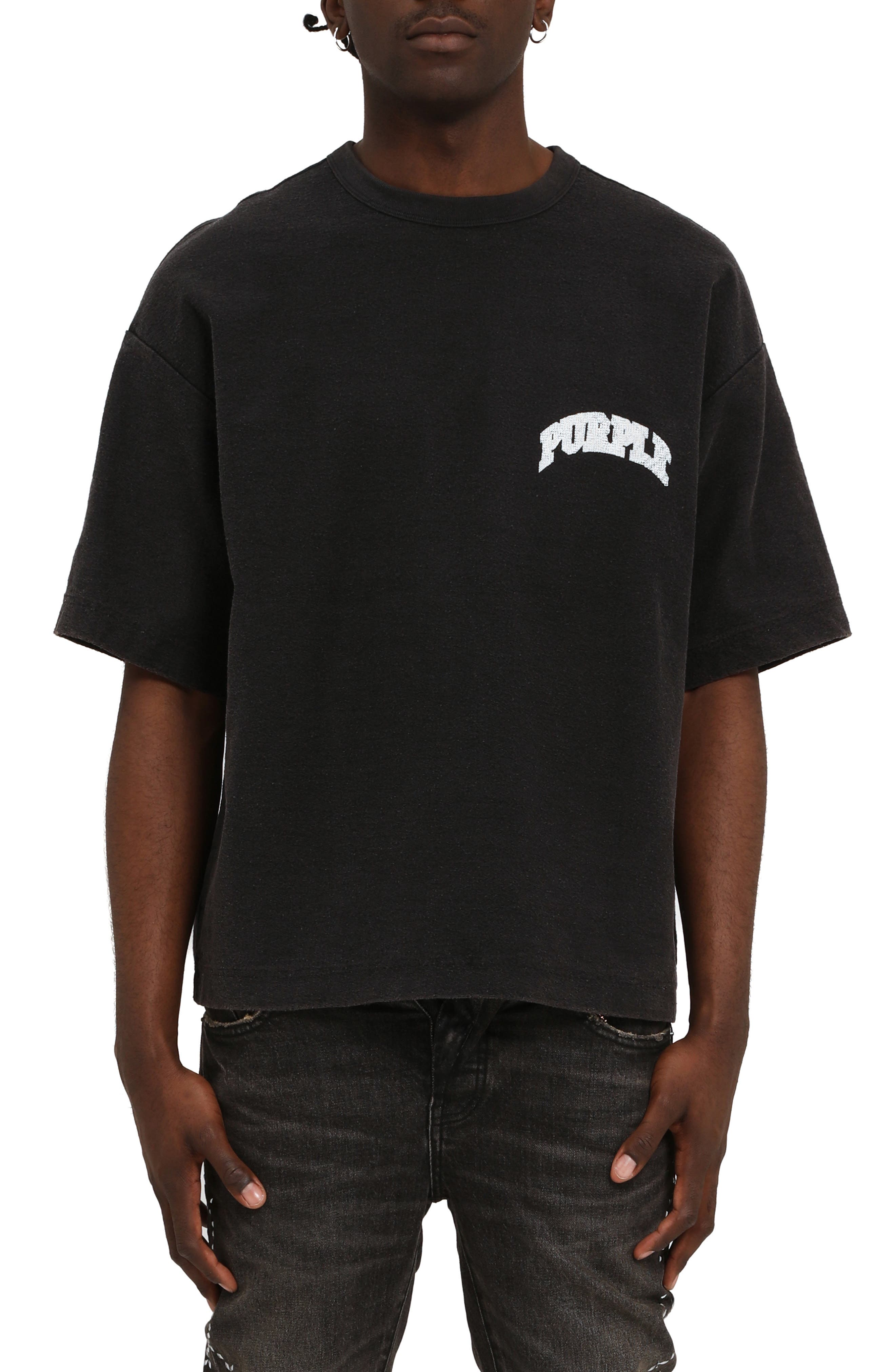 Heavyweight Textured Cotton Jersey Graphic T-Shirt