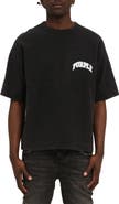 PURPLE BRAND Heavyweight Textured Cotton Jersey Graphic T-Shirt