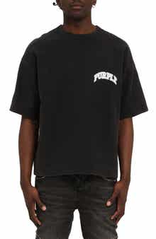 Heavyweight Textured Cotton Jersey Graphic T-Shirt