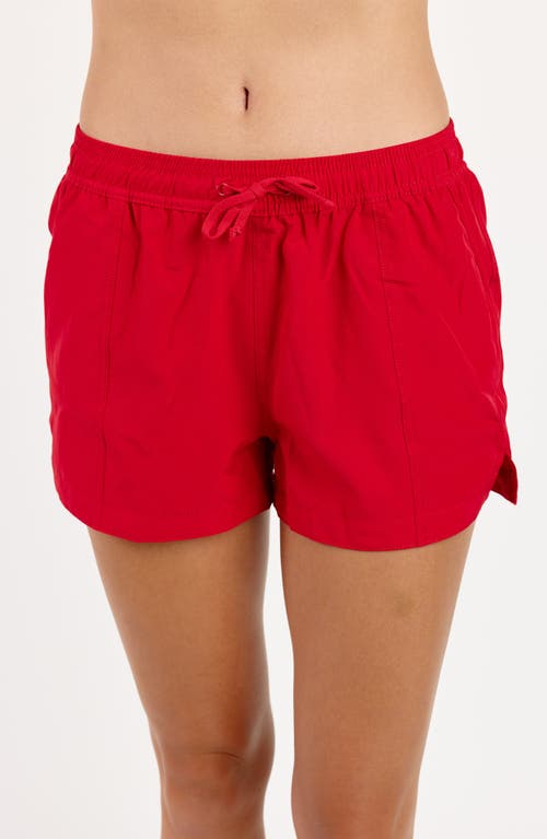 Calypsa Women's 2"-3" Board Shorts In Red