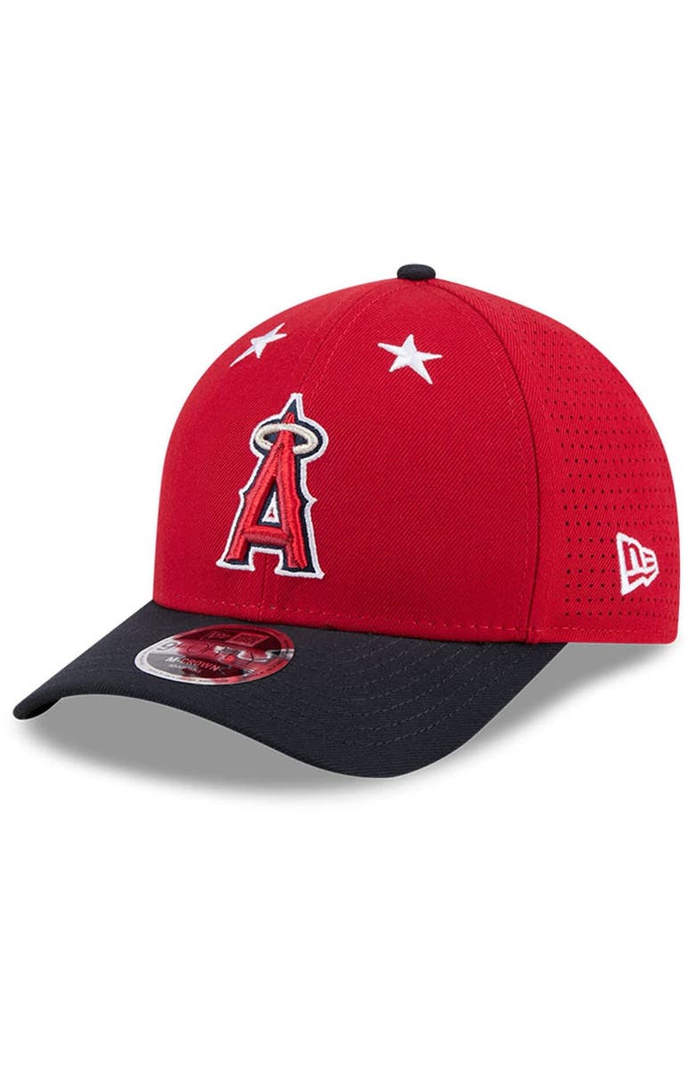 New Era Men's New Era Red/Navy Los Angeles Angels 2025 MLB All-Star Game 9FORTY M-Crown Adjustable Hat, Alternate, color, Red