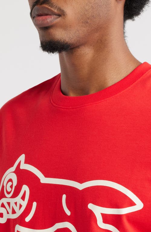 Icecream Stop Light Graphic T-shirt In Red