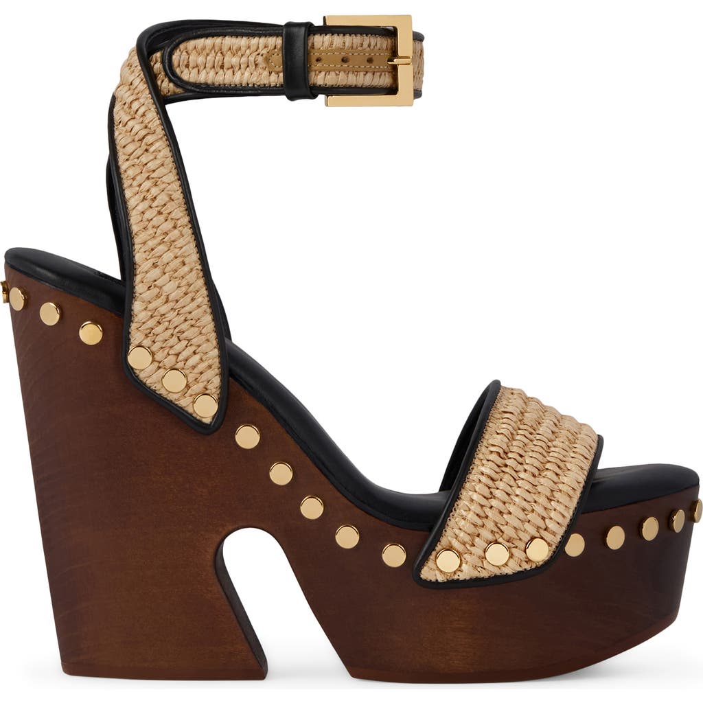 Givenchy Studded Platform Sandal In Multi