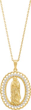 SAVVY CIE JEWELS Religious Cubic Zirconia Pendant Necklace