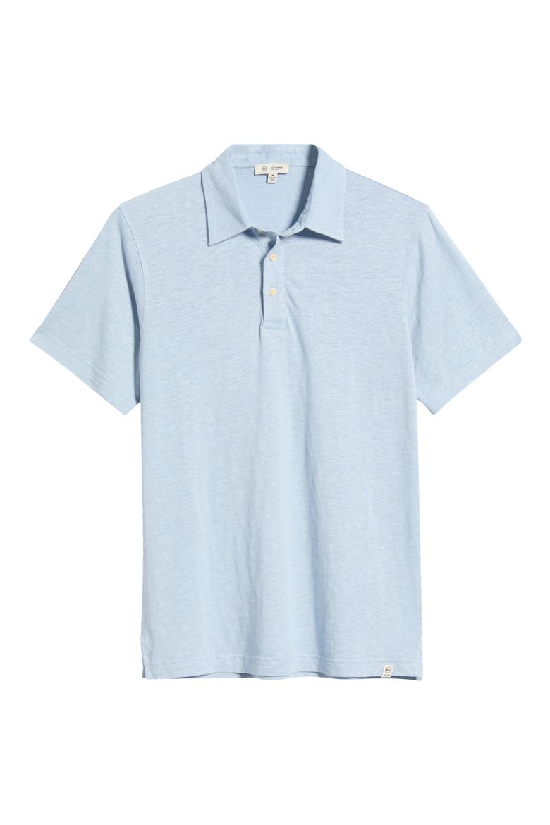 Bryce Stretch Cotton Polo, Alternate, color, FRESH BLUE