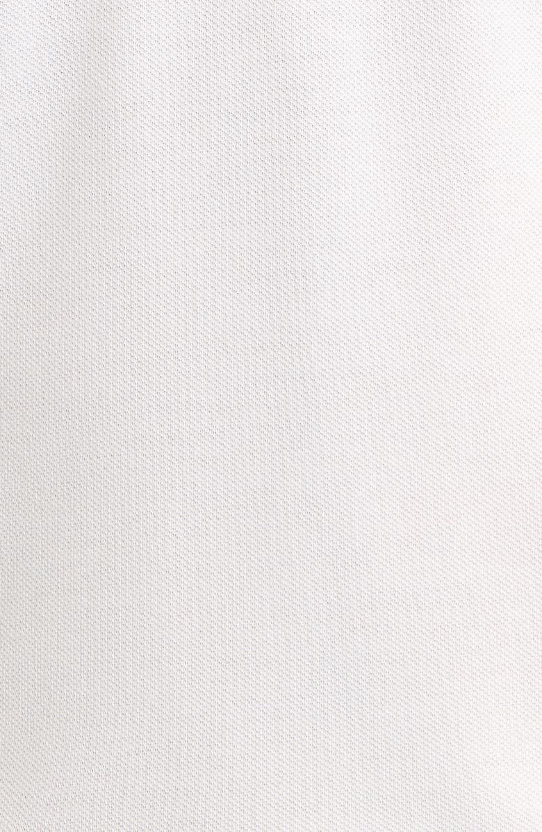 Ralph Lauren Purple Label Embroidered Polo Bear Cotton & Cashmere Piqué Polo, Alternate, color, Classic White