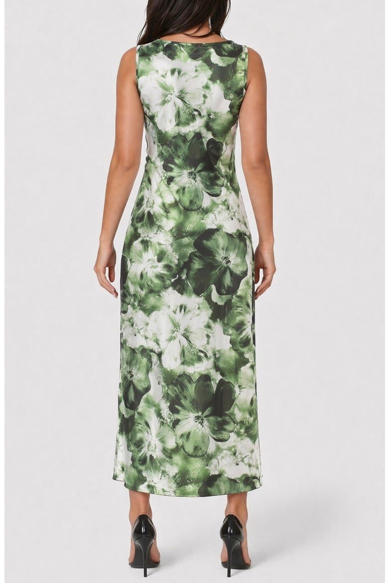 Sleeveless Maxi Dress, Alternate, color, OLIVE MULTI