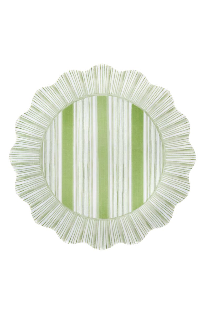 Juliska Cabana Set of 4 Melamine Salad Plates, Alternate, color, Seagrass