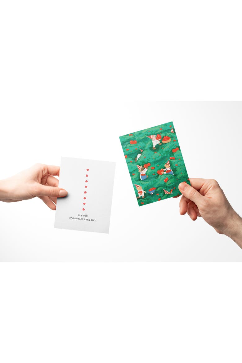 Love/Friendship Greeting Card Pack (3ct) "Gnome, It's You, Mushroom", Alternate, color, Multi-Pack