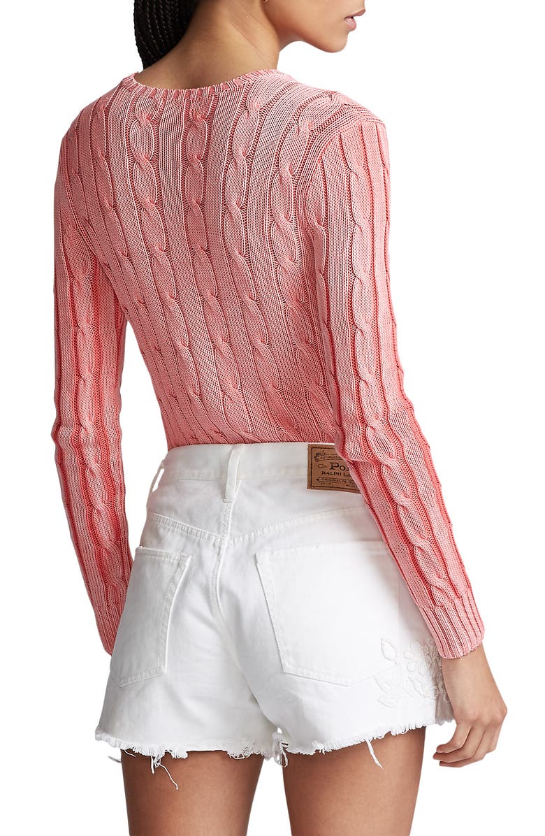 Polo Ralph Lauren Cable Knit Sweater, Alternate, color, 