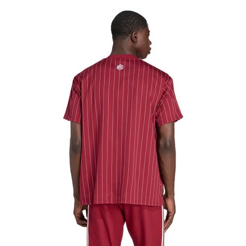 Adidas Originals Adidas Arsenal Terrace Icon Jersey 'collegiate Burgundy' In Red