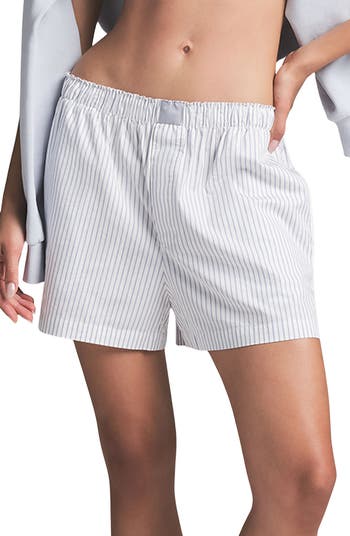 SKIMS Cotton Poplin Boxer Shorts | Nordstrom