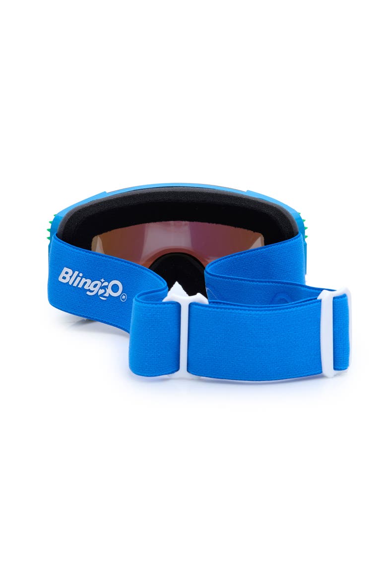 Kids' Multi Spike Snow Goggles, Alternate, color, BLUE