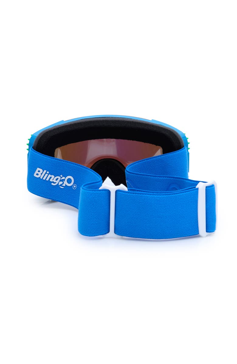 Bling2o Kids' Multi Spike Snow Goggles, Alternate, color, Blue