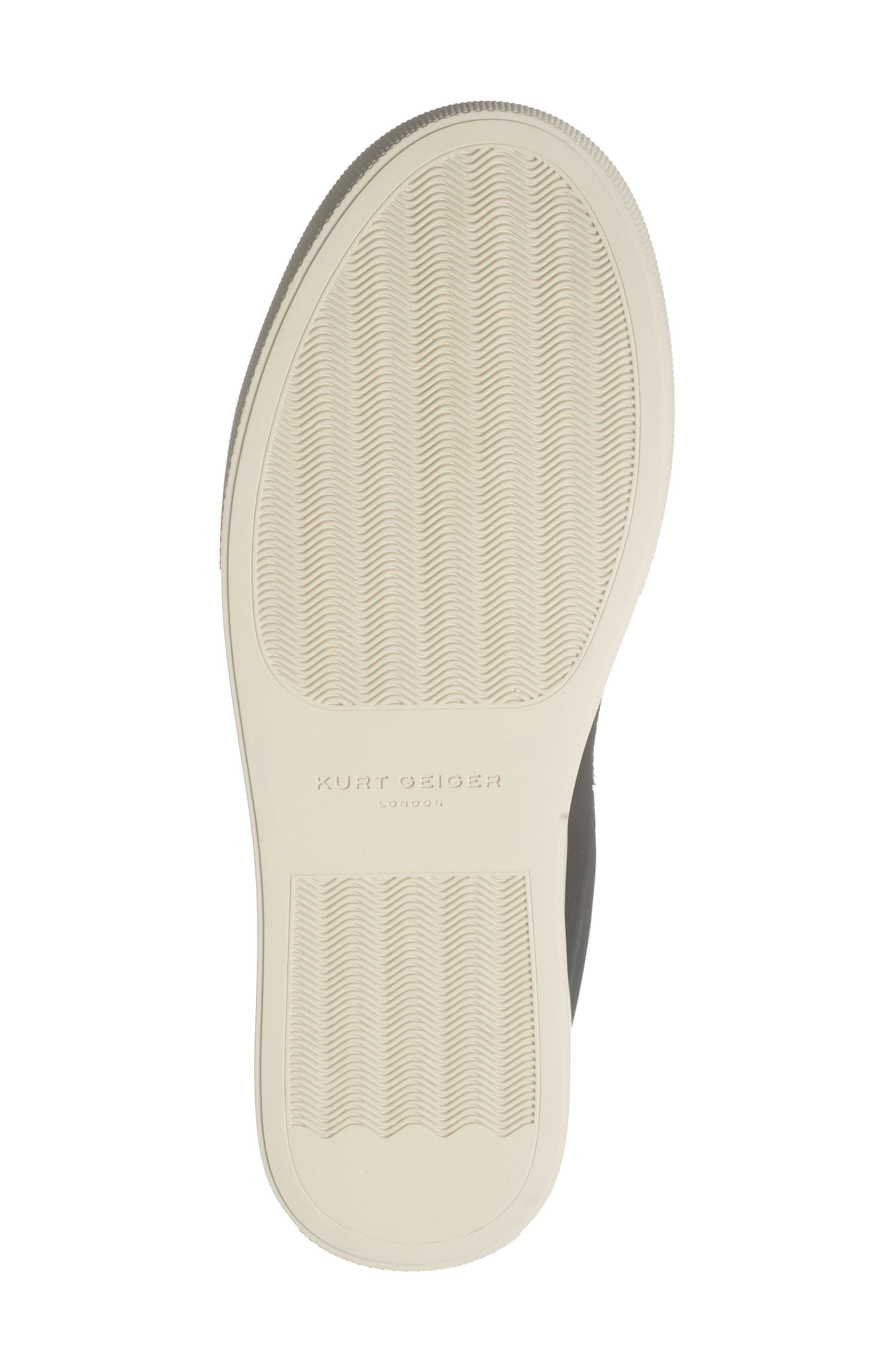 KG Kurt Geiger Lana Genuine Calf Hair Sneaker, Alternate, color, Black