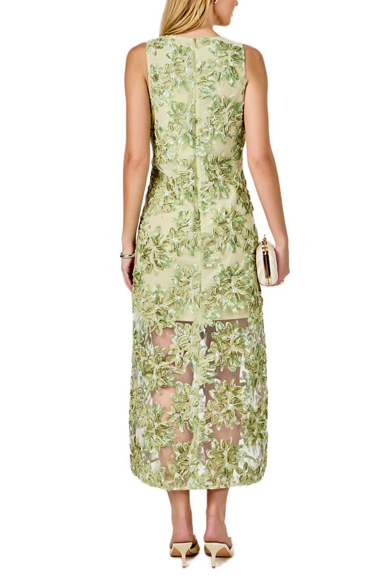Texture Sleeveless Maxi Dress, Alternate, color, SAGE