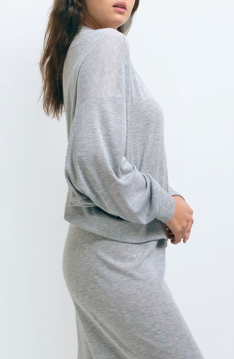 Andine Taia Antibes Pointelle Sweatshirt, Alternate, color, 