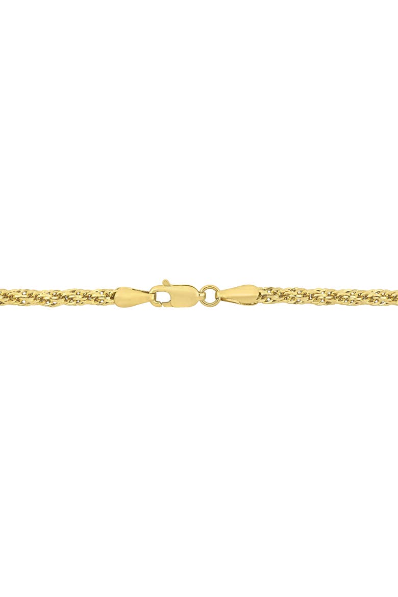 2-Piece Set Infinity Rope Chain Bracelet & Necklace 14k, Alternate, color, Yellow Gold