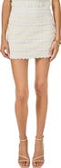 Endless Rose Lace Stitch Knit Miniskirt