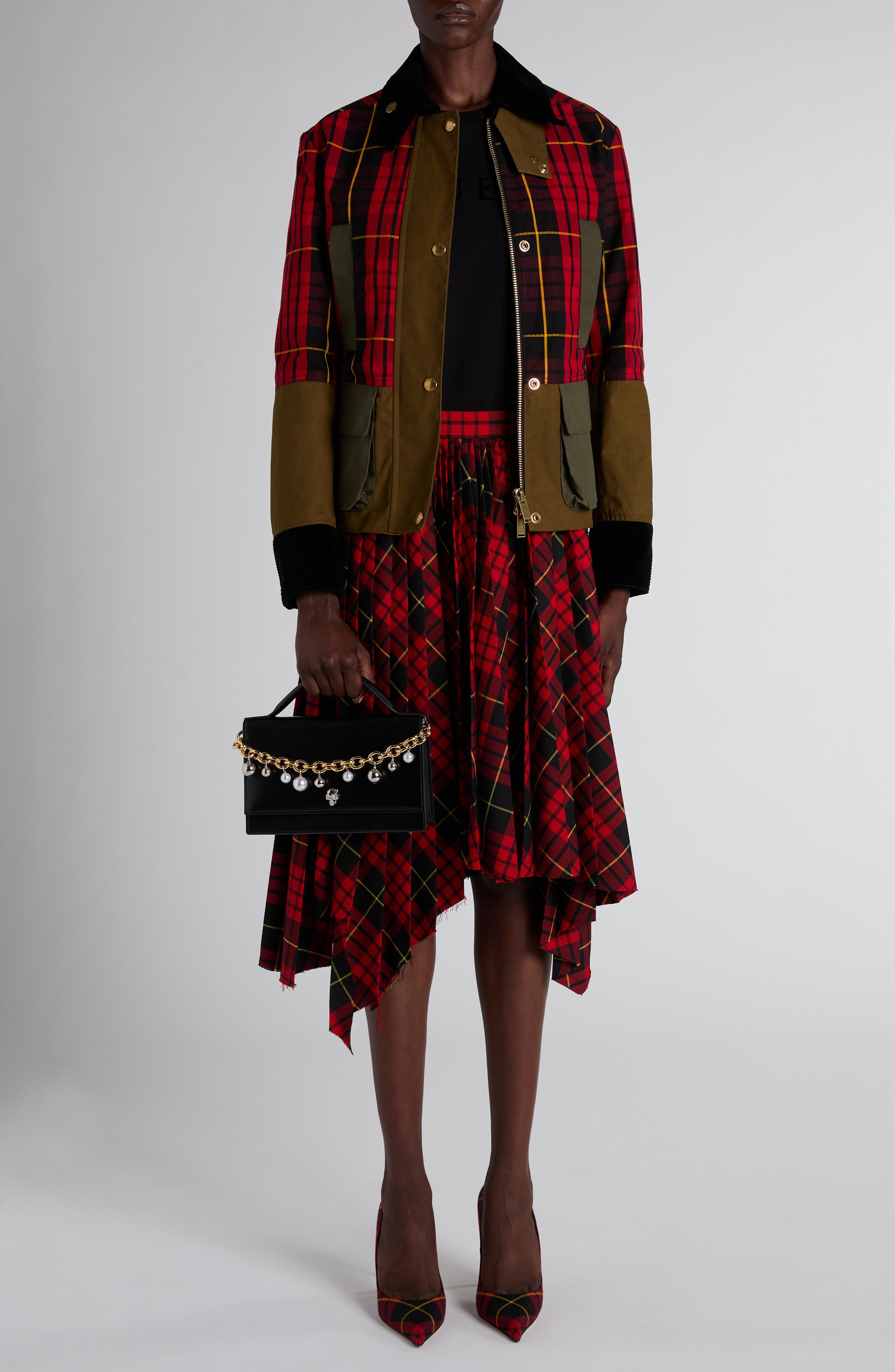 Deconstructed Tartan Ripstop Jacket - image 2