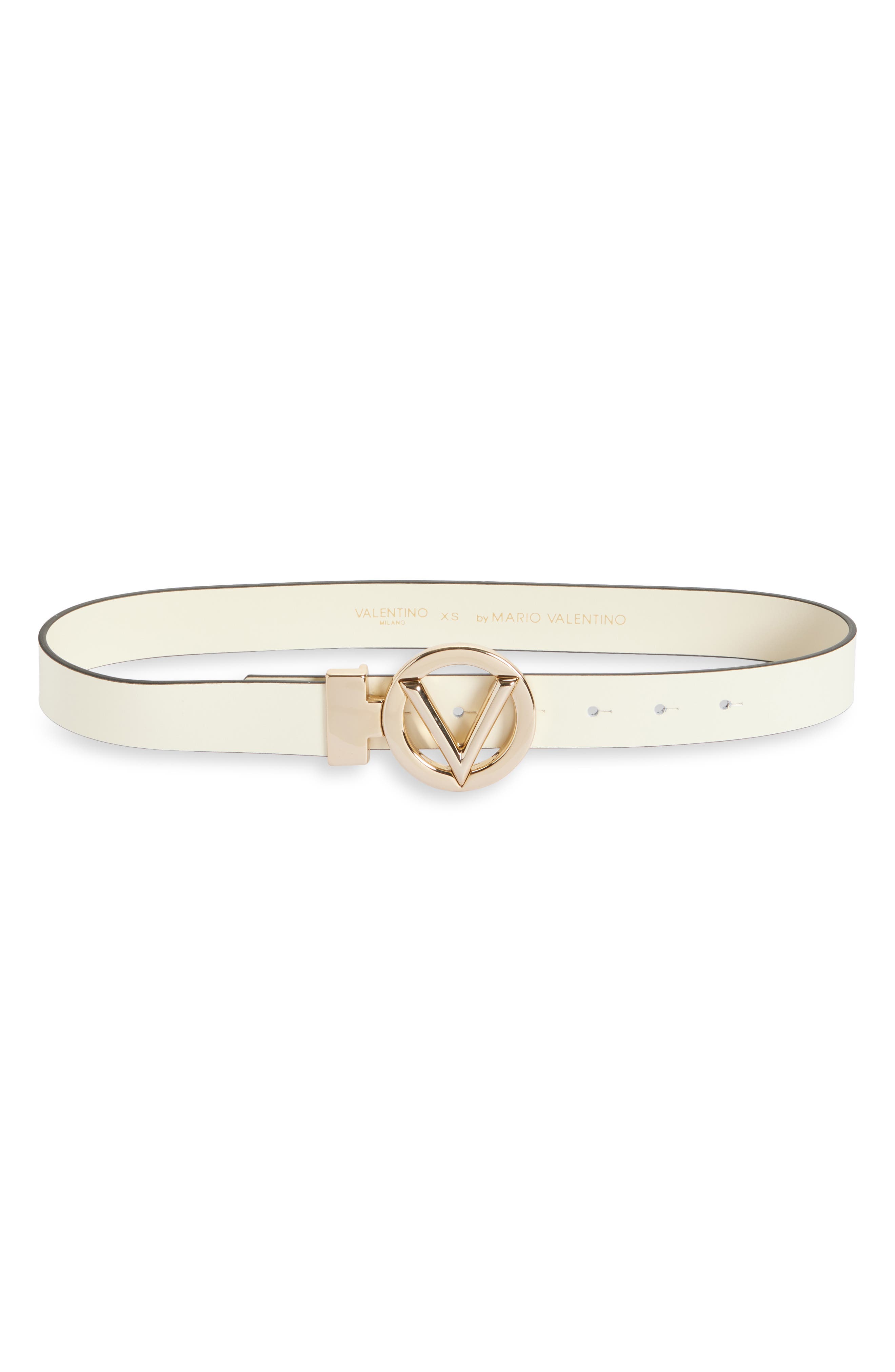 VALENTINO BY MARIO VALENTINO Adela Logo Buckle Belt