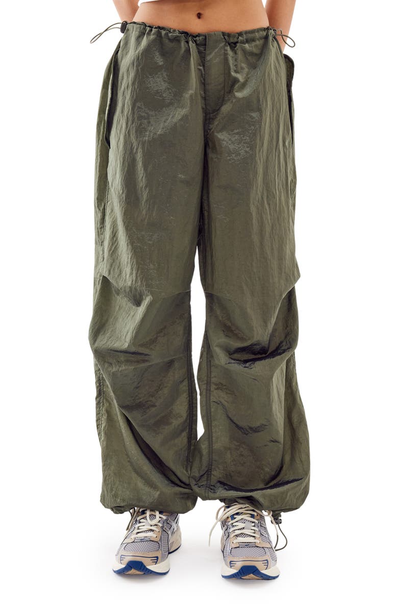 Iets Frans Shiny Baggy Parachute Pants, Main, color,