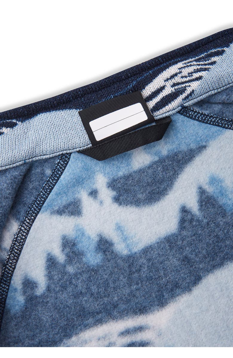 Reima Kids' Alpine Print Sweater Fleece Zip-Up Jacket, Alternate, color, 