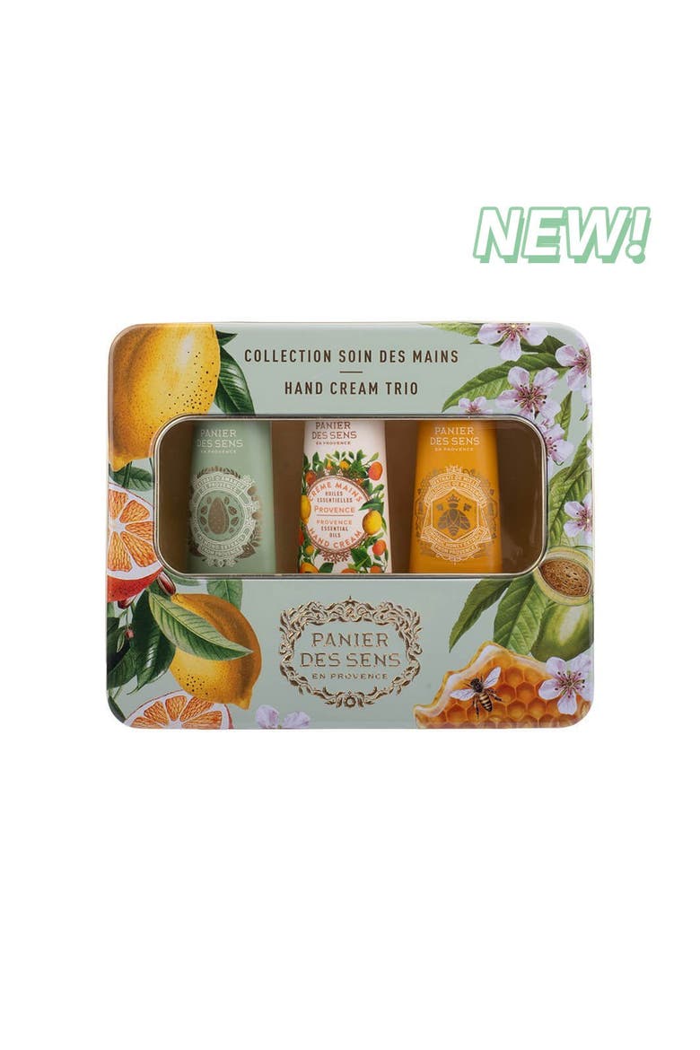 Three Hand Creams Set in a Tin Box, Main, color, None